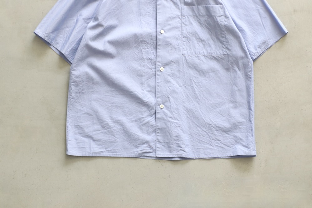 blurhms(�֥顼�ॹ) "Chambray Open-collar Shirt"