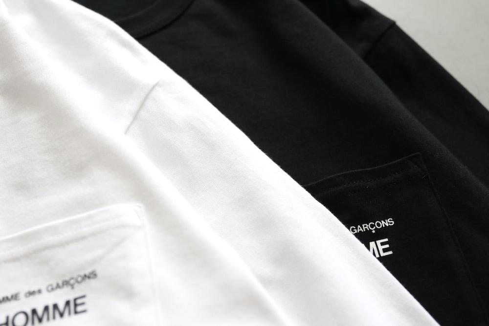 【COMME des GARCONS HOMME】綿度詰天竺 Tシャツ ロゴ 2色展開 0440884032054cl_05
