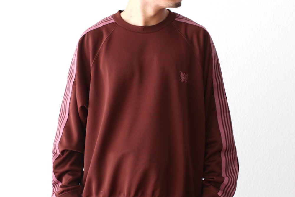 トップス 22AW/Track Crew Neck Shirt Poly Jq Star Needles(ニードルズ) 