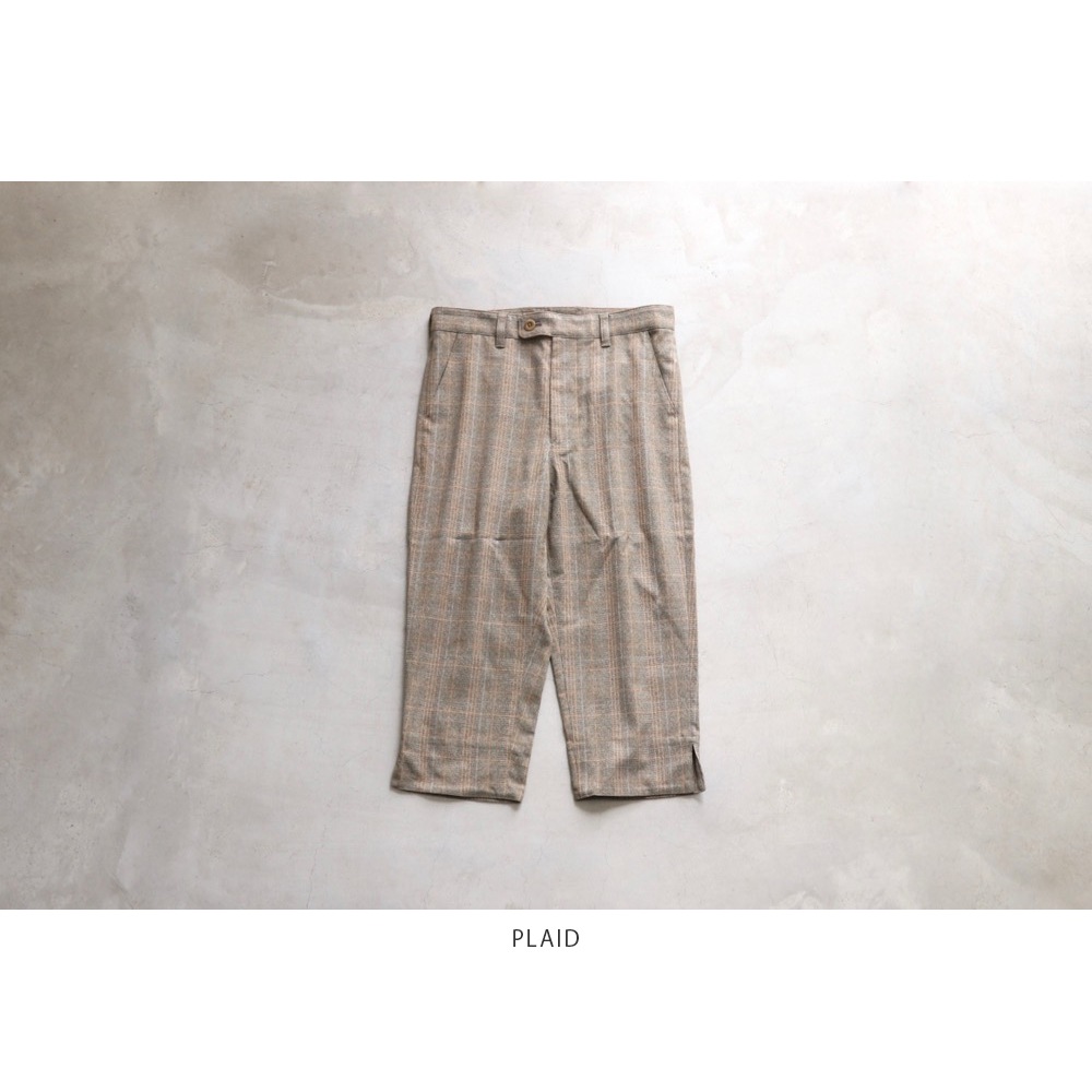 WOMEN'Sts(s) (ƥ) Sabrina Pants - Stripe/Plaid Polyester*Rayon Stretch Cloth