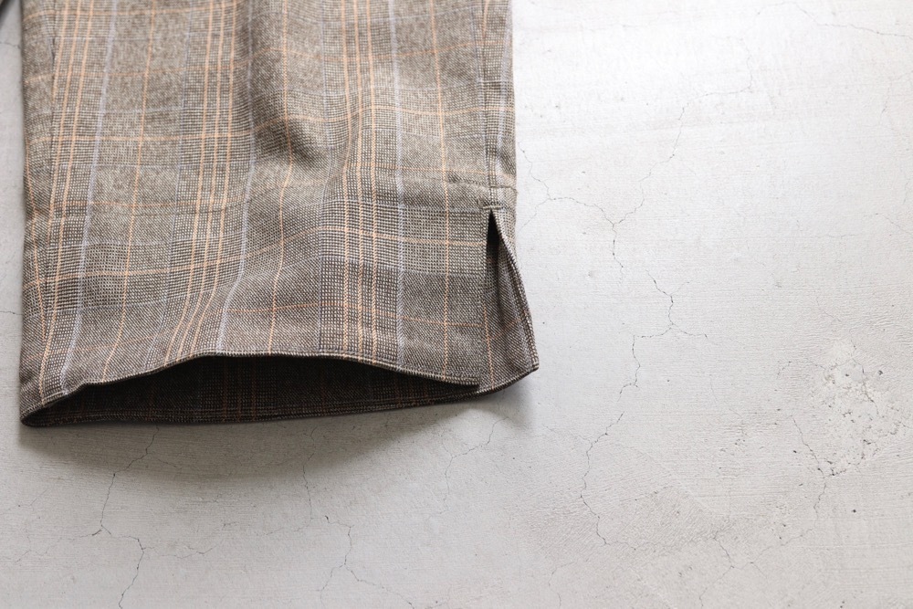 WOMEN'Sts(s) (ƥ) Sabrina Pants - Stripe/Plaid Polyester*Rayon Stretch Cloth