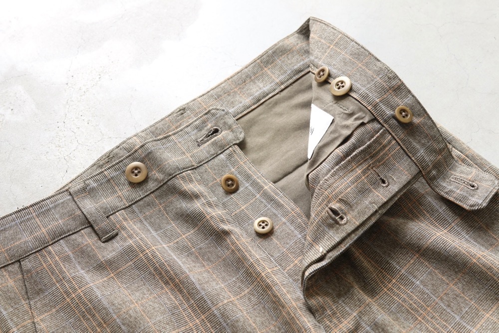 WOMEN'Sts(s) (ƥ) Sabrina Pants - Stripe/Plaid Polyester*Rayon Stretch Cloth