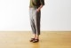 WOMEN'Sts(s) (ƥ) Sabrina Pants - Stripe/Plaid Polyester*Rayon Stretch Cloth