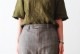 WOMEN'Sts(s) (ƥ) Sabrina Pants - Stripe/Plaid Polyester*Rayon Stretch Cloth