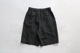 ATON (ȥ) "COTTON LINEN VOILE TWO TUCKED EASY SHORTS"