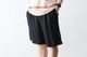 ATON (ȥ) "COTTON LINEN VOILE TWO TUCKED EASY SHORTS"