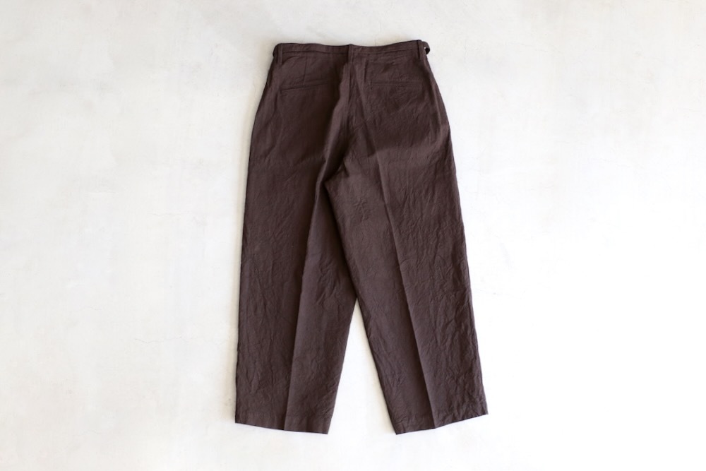 blurhms(�֥顼�ॹ) "Linen Cotton Belted Trousers"