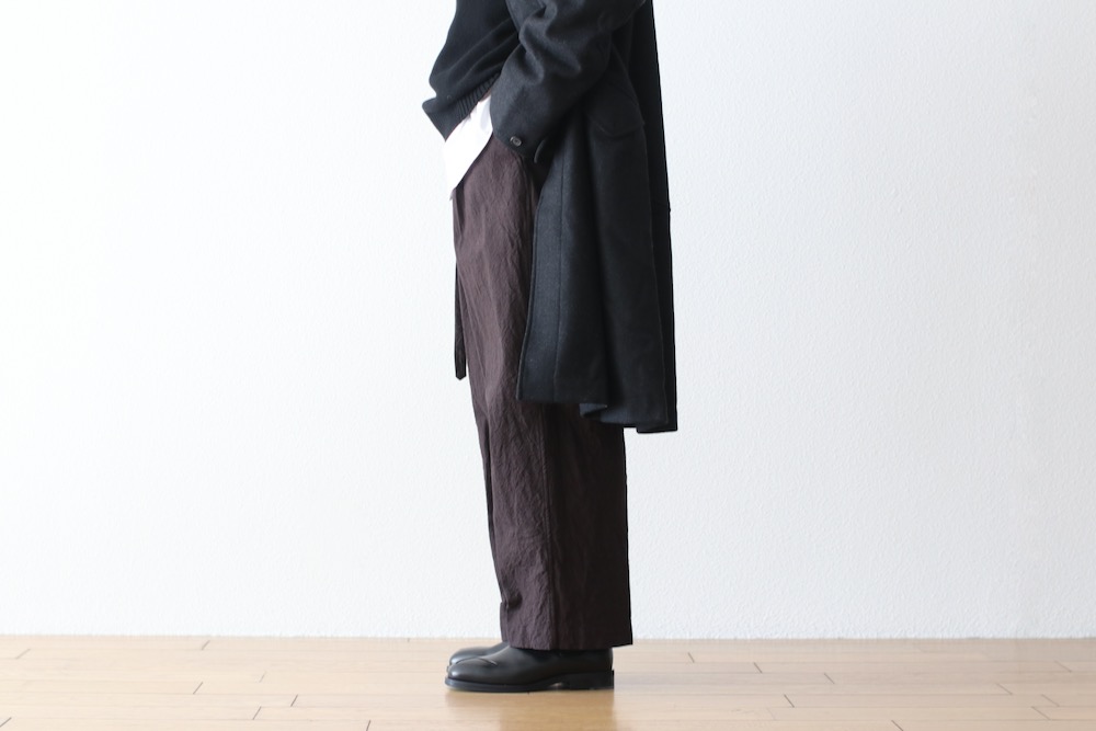 blurhms(�֥顼�ॹ) "Linen Cotton Belted Trousers"
