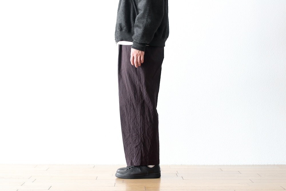 blurhms(�֥顼�ॹ) "Linen Cotton Belted Trousers"