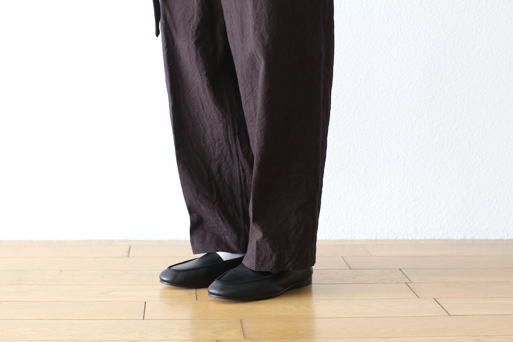 blurhms(�֥顼�ॹ) "Linen Cotton Belted Trousers"
