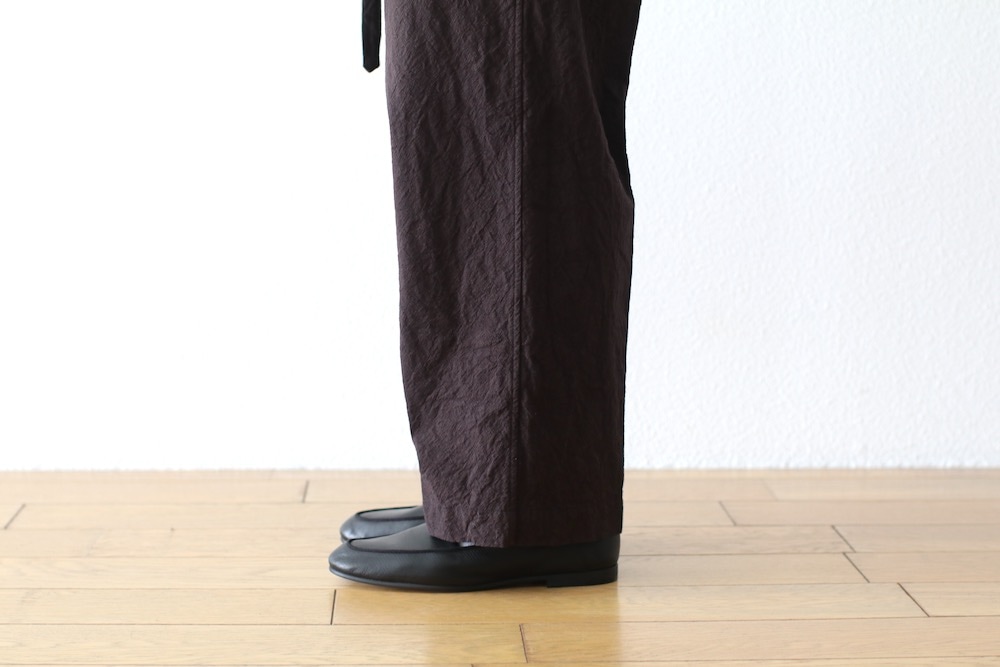 blurhms(�֥顼�ॹ) "Linen Cotton Belted Trousers"