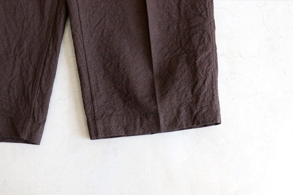 blurhms(�֥顼�ॹ) "Linen Cotton Belted Trousers"