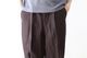 blurhms(�֥顼�ॹ) "Linen Cotton Belted Trousers"