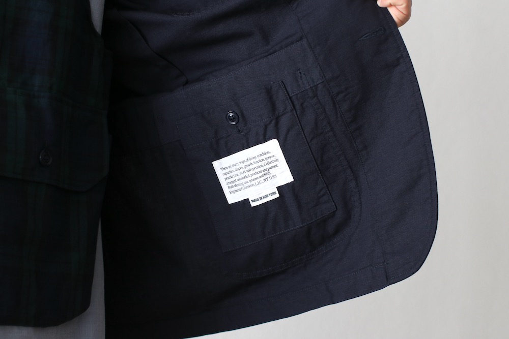 ��3.6 Release��Engineered Garments (���󥸥˥����ɥ�������) "Bedford Jacket -Cotton Ripstop-"