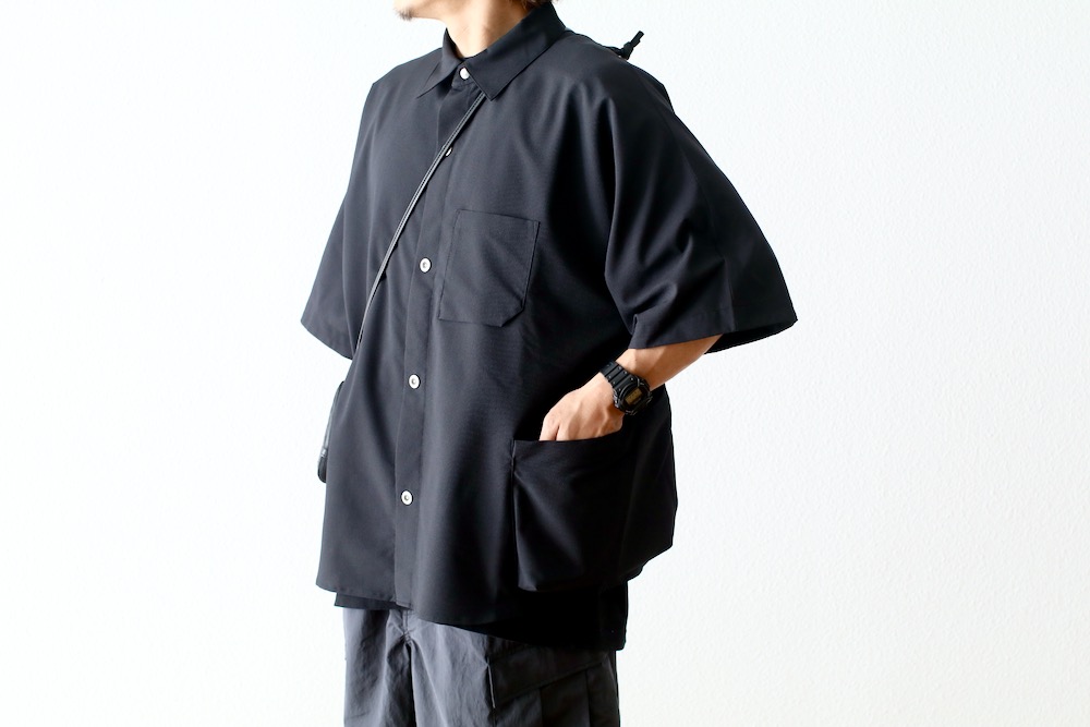 Poliquant(�ݥꥯ�����) "THE MULTIPLE POCKETS S/S SHIRTS"