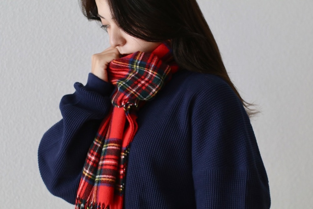 HILLTOP(�ҥ�ȥå�) "WOOL MUFFLER"