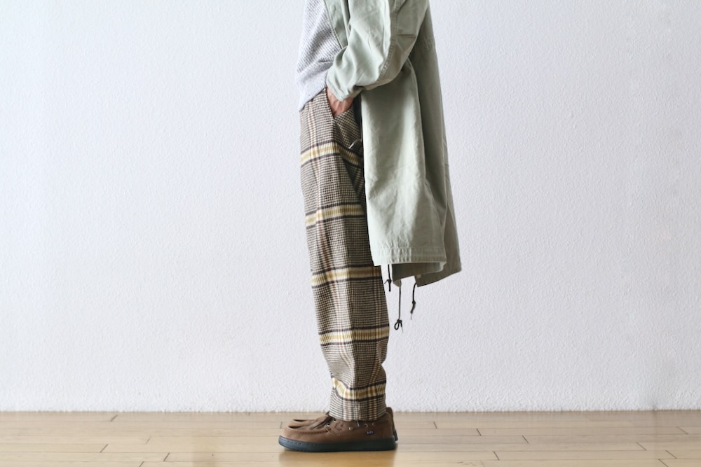 ts(s) (�ƥ�����������) "Pegtop Pants -Color Glen Plaid Wool Blend Melton Cloth-"