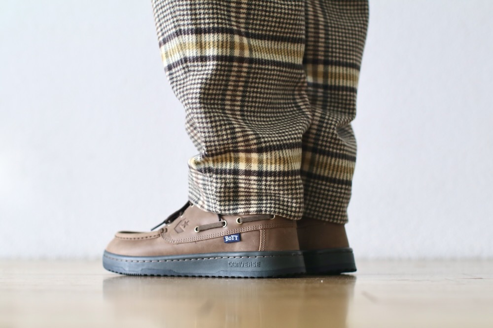 ts(s) (�ƥ�����������) "Pegtop Pants -Color Glen Plaid Wool Blend Melton Cloth-"