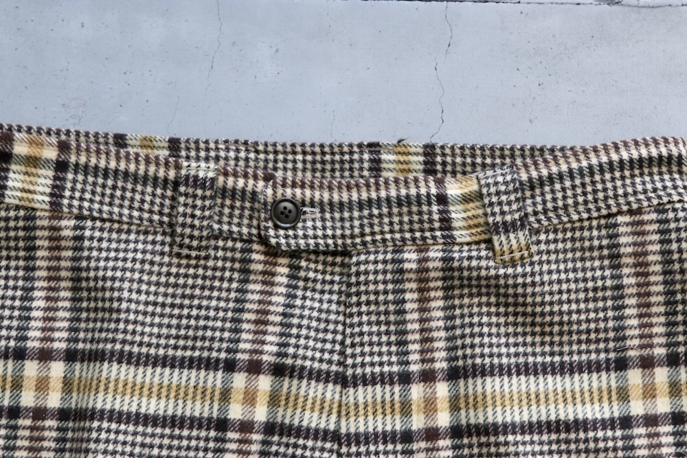 ts(s) (�ƥ�����������) "Pegtop Pants -Color Glen Plaid Wool Blend Melton Cloth-"