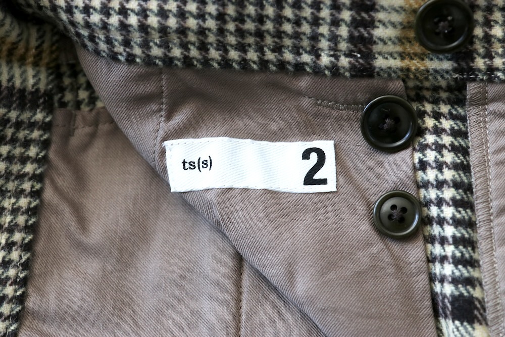 ts(s) (�ƥ�����������) "Pegtop Pants -Color Glen Plaid Wool Blend Melton Cloth-"