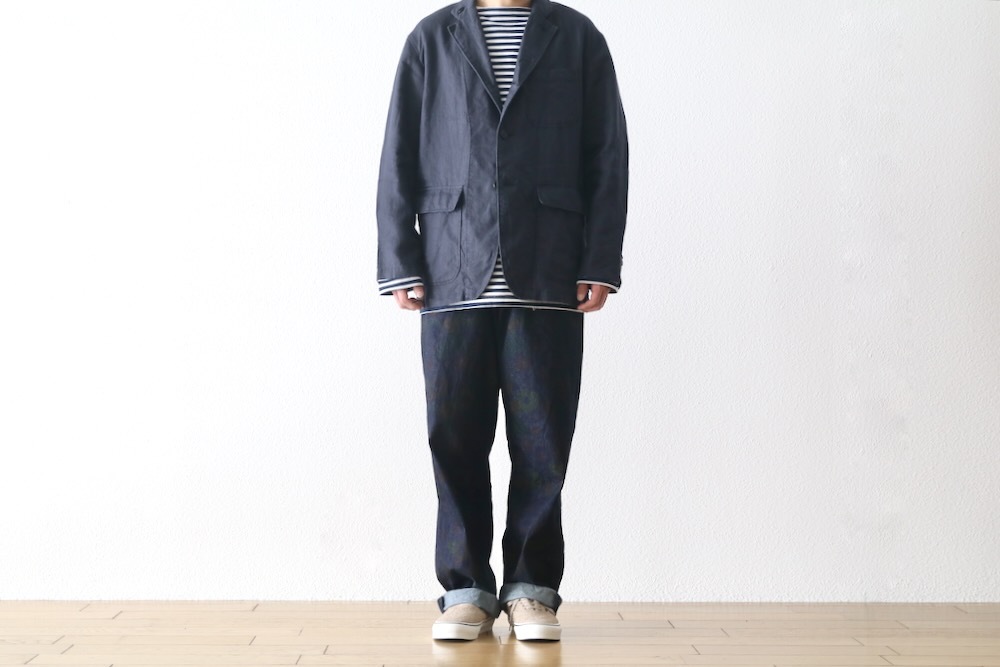 Engineered Garments (���󥸥˥����ɥ�������) "Basque Shirt - PC Stripe Jersey -"