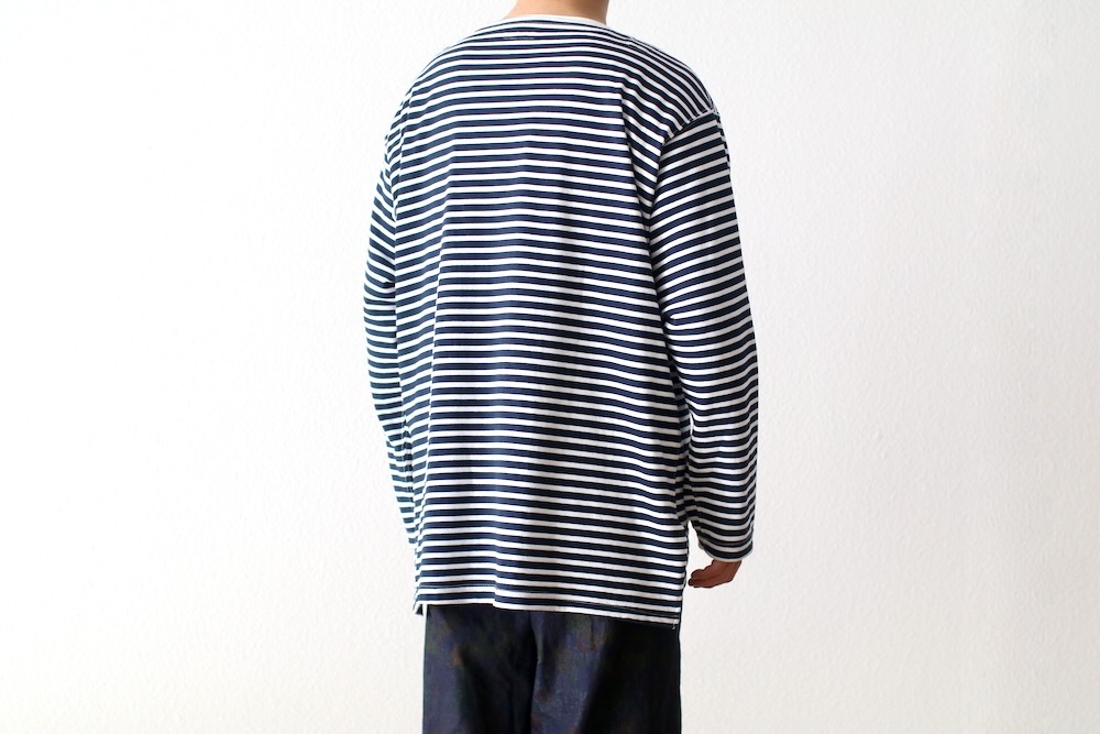 Engineered Garments (���󥸥˥����ɥ�������) "Basque Shirt - PC Stripe Jersey -"