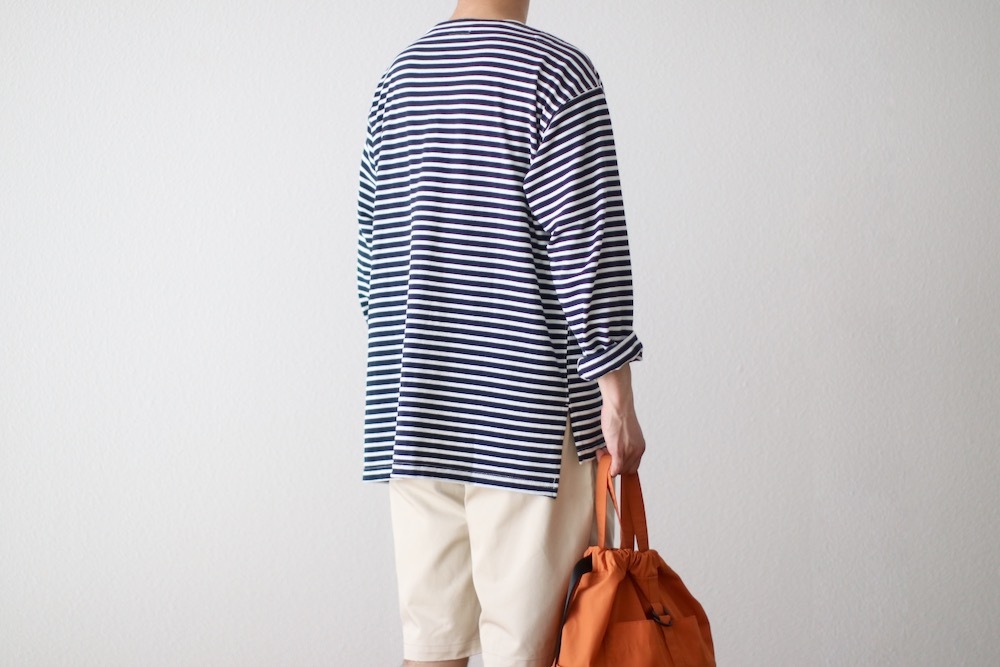 Engineered Garments (���󥸥˥����ɥ�������) "Basque Shirt - PC Stripe Jersey -"