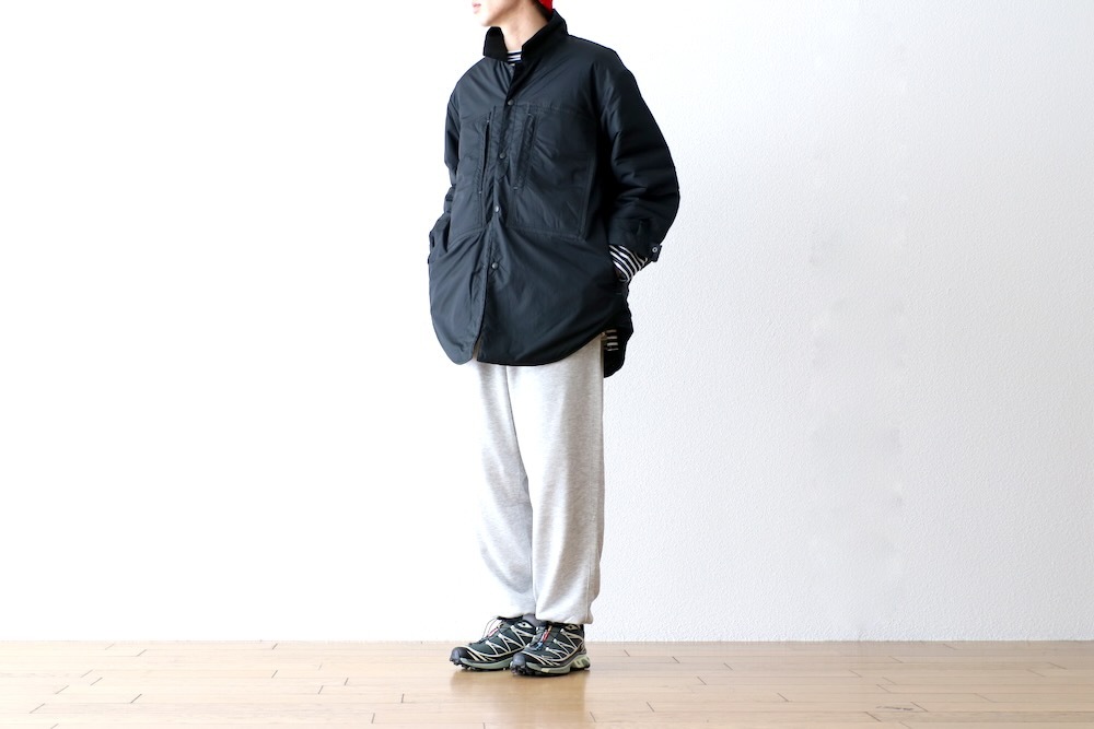 Engineered Garments (���󥸥˥����ɥ�������) "Basque Shirt - PC Stripe Jersey -"