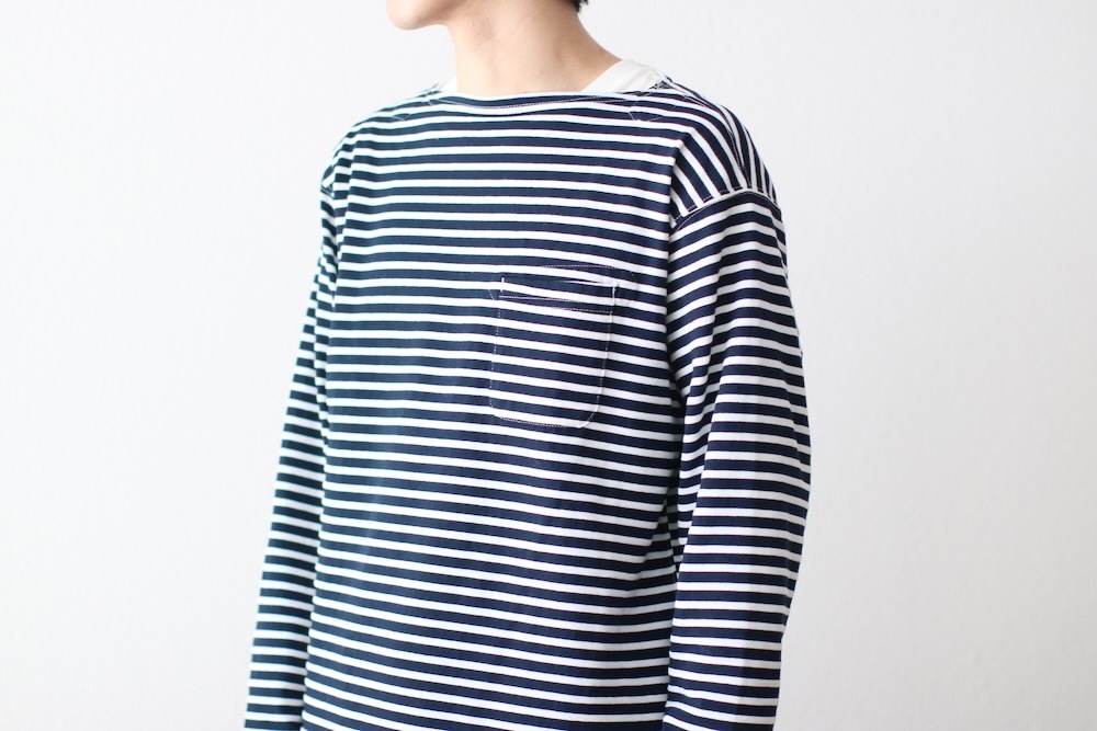 Engineered Garments (���󥸥˥����ɥ�������) "Basque Shirt - PC Stripe Jersey -"