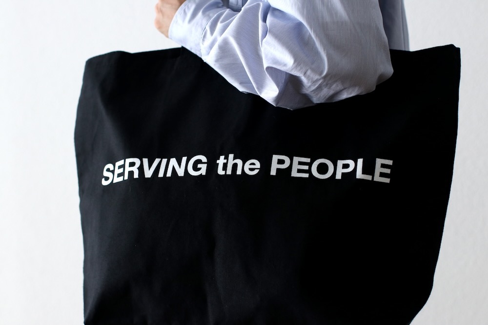 Serving the People (ӥ  ԡץ) "SERVING the PEOPLE CANVAS TOTE"