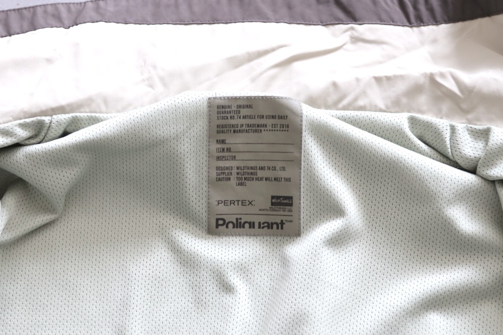 ��limited��WILDTHINGS �� Poliquant(�磻��ɥ��󥰥� �� �ݥꥯ�����) "WILDTHINGS | POLIQUANT THE M.A.R.S. SLINGSHOT JACKET // PERTEX UNLIMITED"