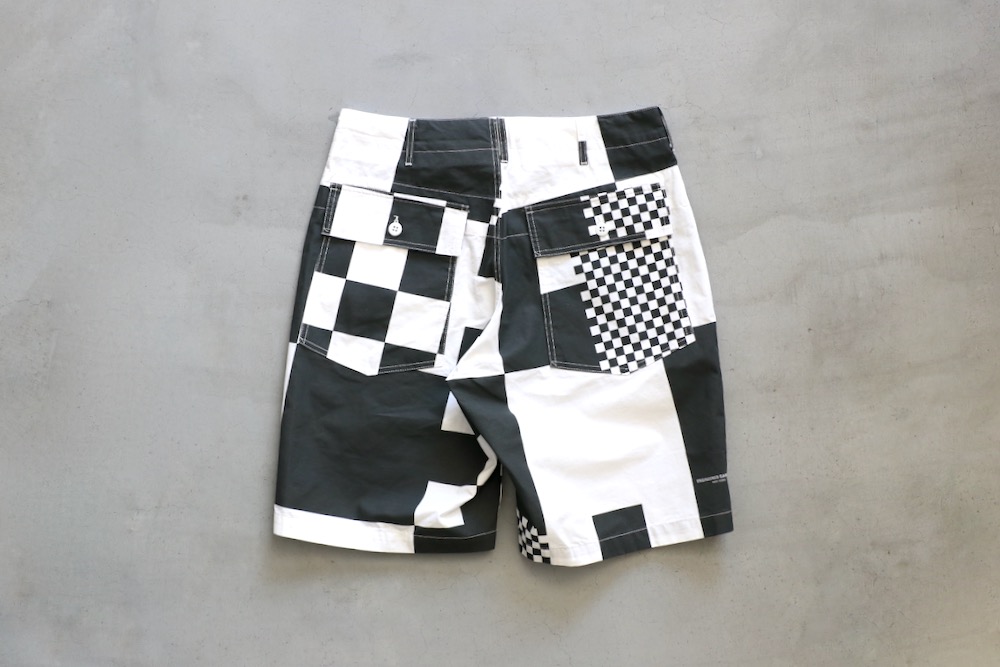 Engineered Garments (���󥸥˥����ɥ�������) "Fatigue Short - CHECKER PRINT COTTON RIPSTOP"