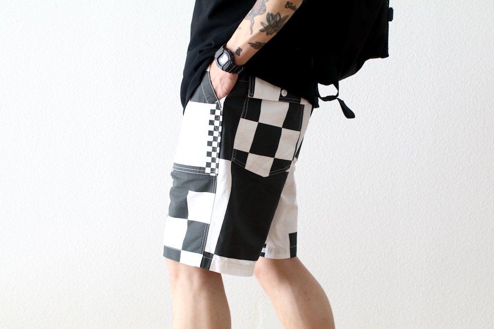 Engineered Garments (���󥸥˥����ɥ�������) "Fatigue Short - CHECKER PRINT COTTON RIPSTOP"