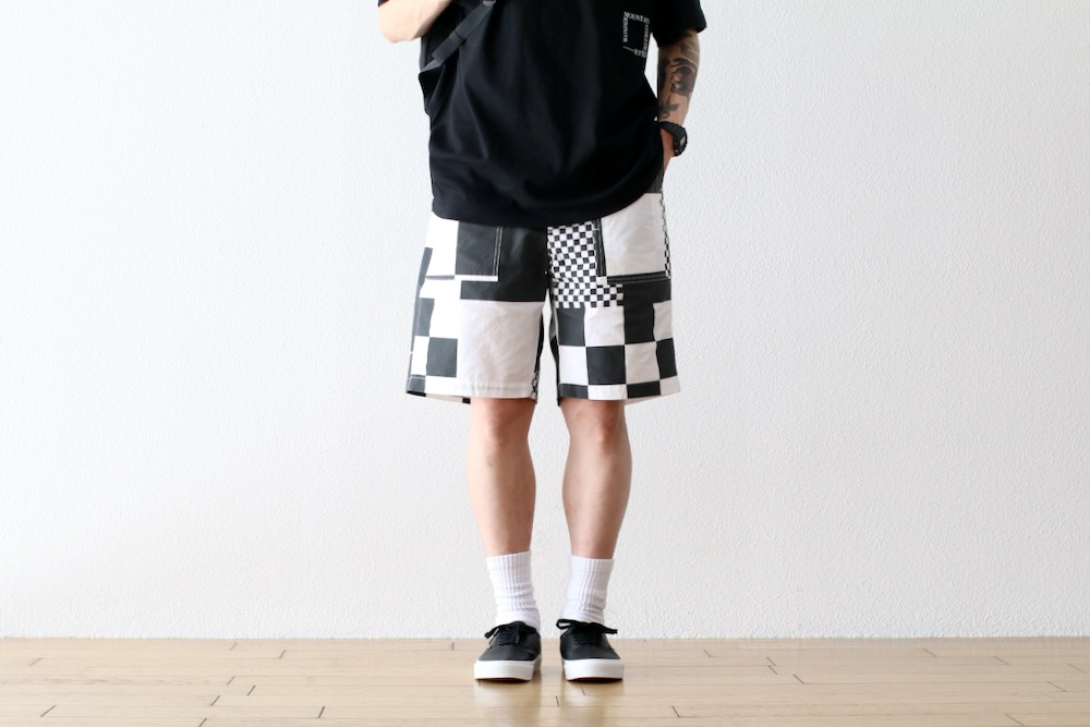 Engineered Garments (���󥸥˥����ɥ�������) "Fatigue Short - CHECKER PRINT COTTON RIPSTOP"