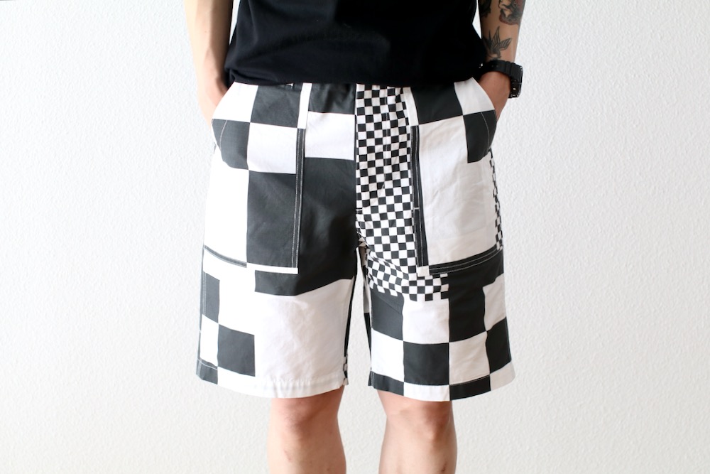 Engineered Garments (���󥸥˥����ɥ�������) "Fatigue Short - CHECKER PRINT COTTON RIPSTOP"