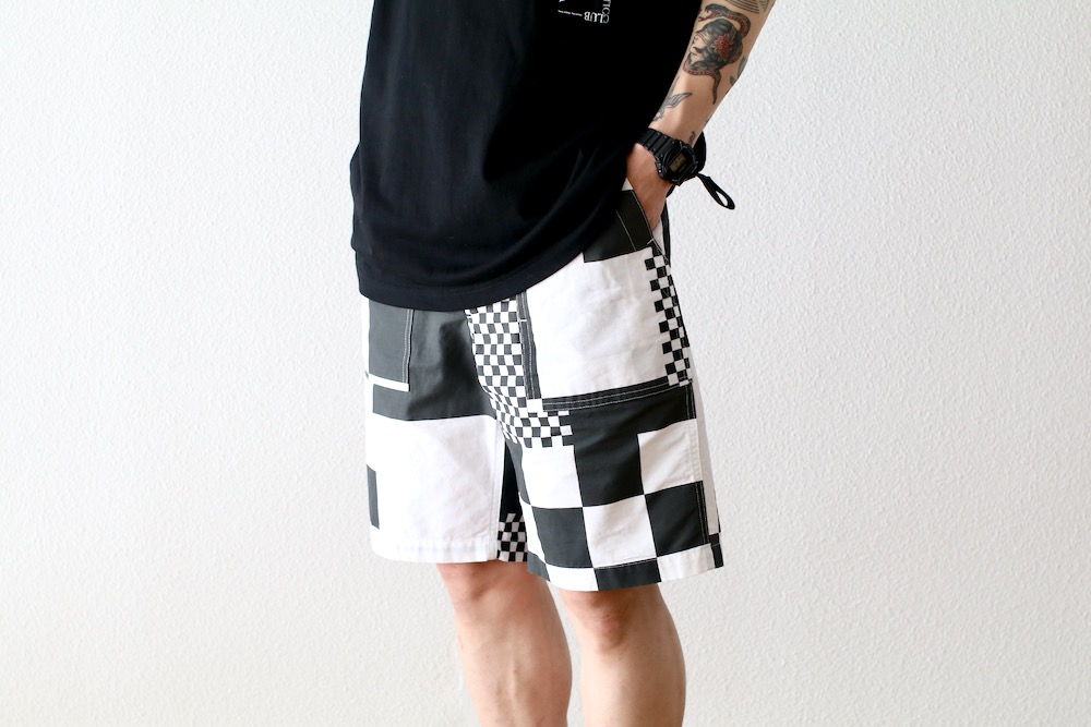 Engineered Garments (���󥸥˥����ɥ�������) "Fatigue Short - CHECKER PRINT COTTON RIPSTOP"