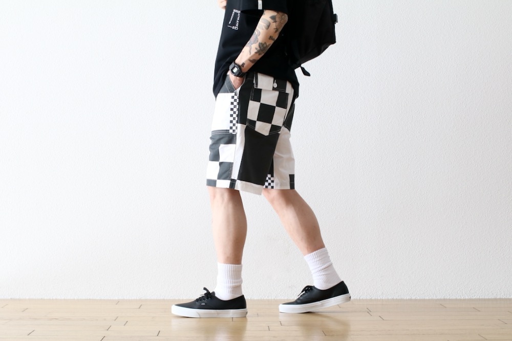 Engineered Garments (���󥸥˥����ɥ�������) "Fatigue Short - CHECKER PRINT COTTON RIPSTOP"