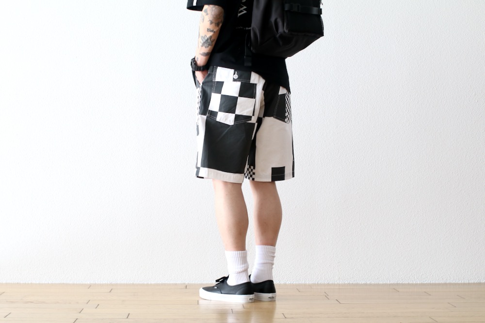 Engineered Garments (���󥸥˥����ɥ�������) "Fatigue Short - CHECKER PRINT COTTON RIPSTOP"