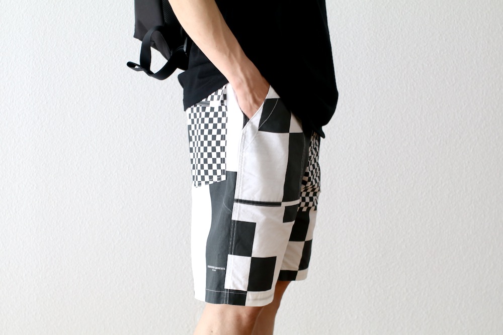 Engineered Garments (���󥸥˥����ɥ�������) "Fatigue Short - CHECKER PRINT COTTON RIPSTOP"