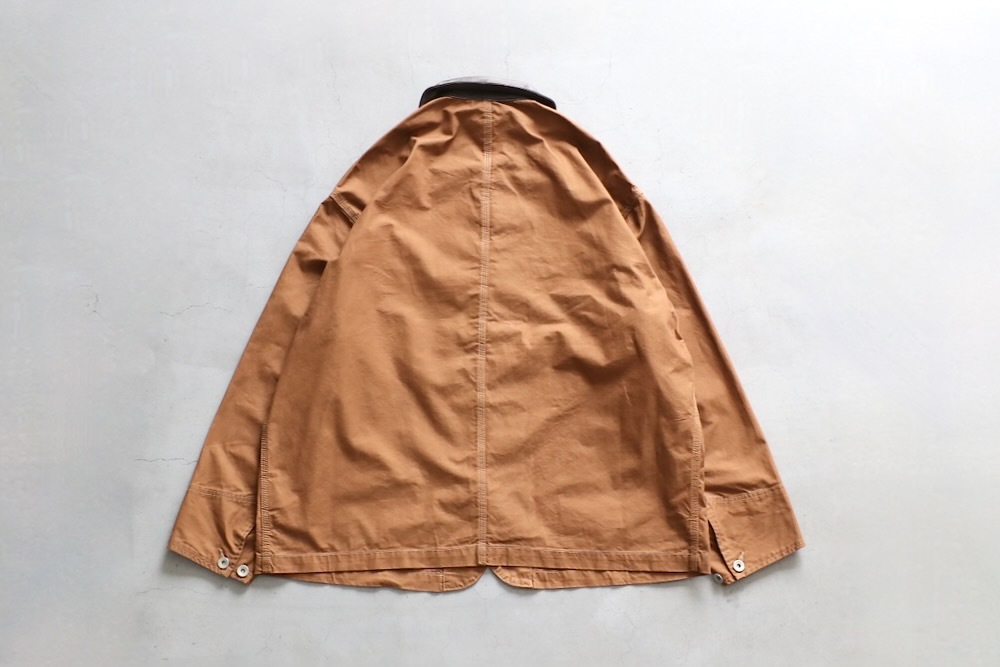 FreshService(�ե�å��奵���ӥ�) "COTTON CANVAS LEATHER COLLAR WORK JACKET"