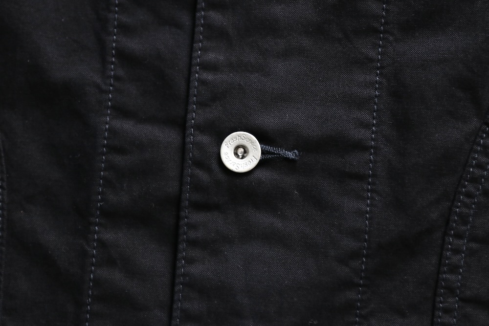 FreshService(�ե�å��奵���ӥ�) "COTTON CANVAS LEATHER COLLAR WORK JACKET"