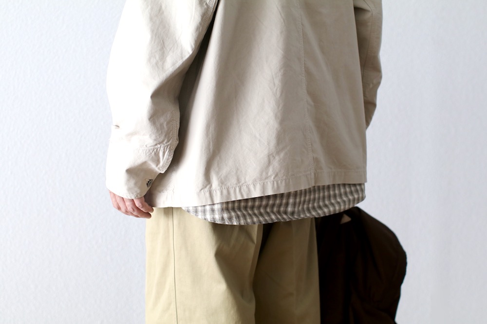FreshService(�ե�å��奵���ӥ�) "COTTON CANVAS LEATHER COLLAR WORK JACKET"