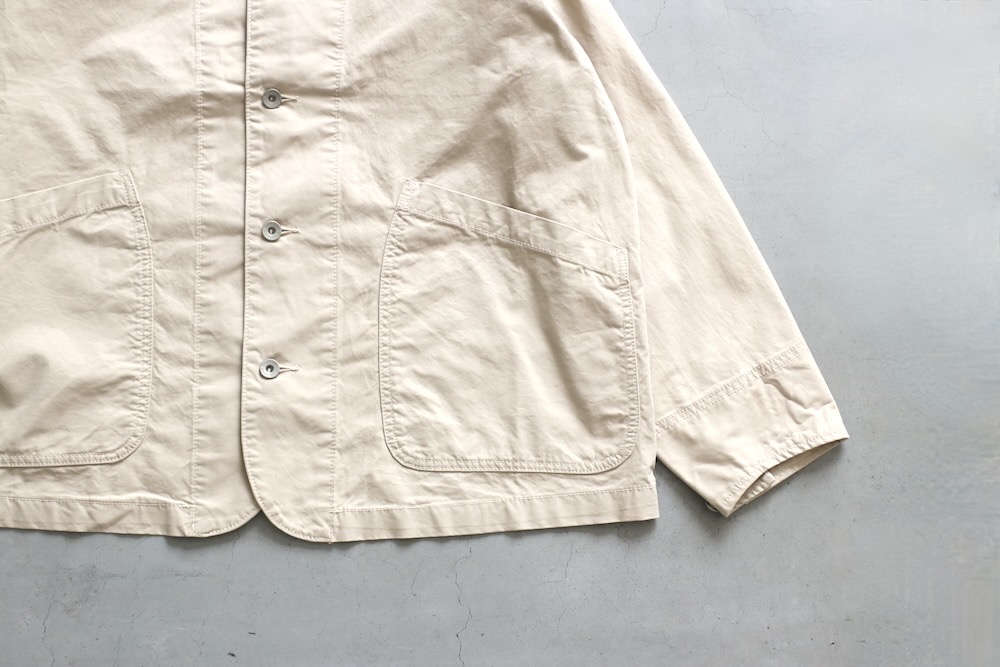 FreshService(�ե�å��奵���ӥ�) "COTTON CANVAS LEATHER COLLAR WORK JACKET"
