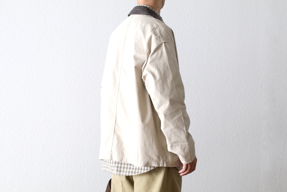 FreshService(�ե�å��奵���ӥ�) "COTTON CANVAS LEATHER COLLAR WORK JACKET"