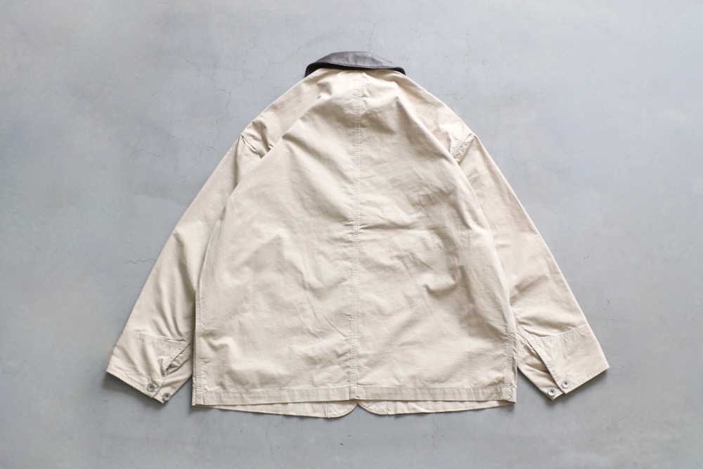 FreshService(�ե�å��奵���ӥ�) "COTTON CANVAS LEATHER COLLAR WORK JACKET"