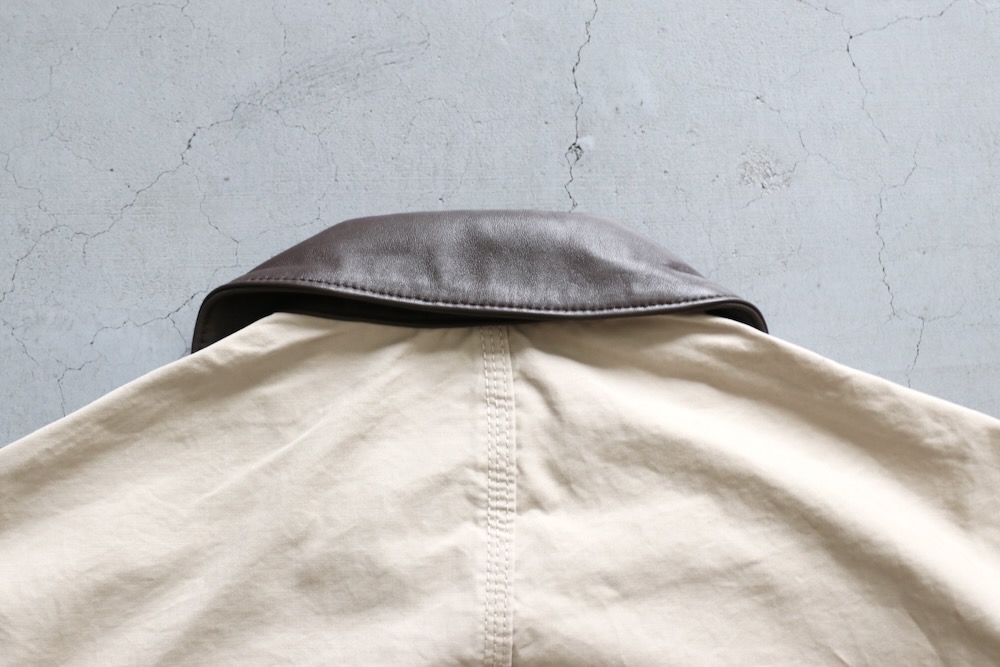 FreshService(�ե�å��奵���ӥ�) "COTTON CANVAS LEATHER COLLAR WORK JACKET"