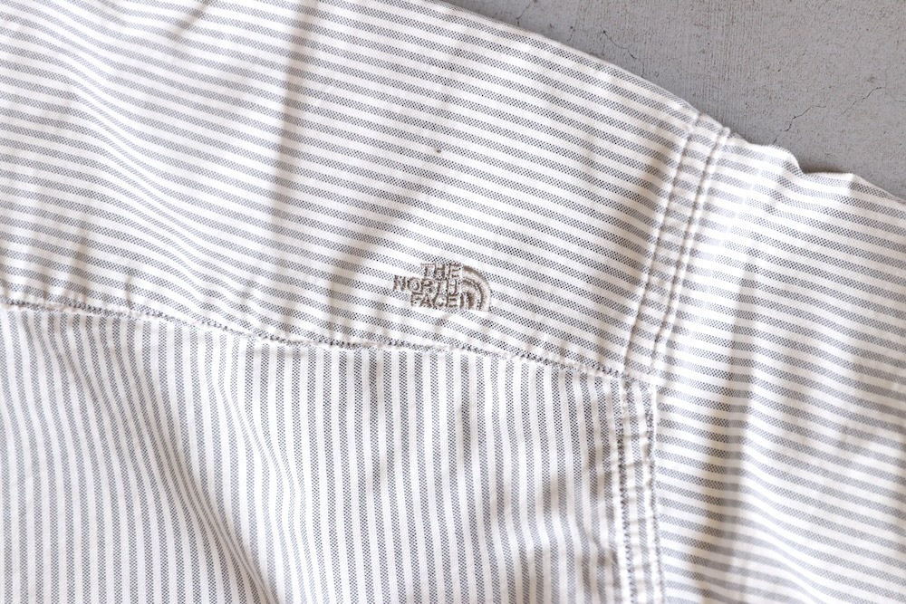 THE NORTH FACE PURPLE LABEL (�� �Ρ��� �ե����� �ѡ��ץ� �졼�٥�) "Button Down Striped Field Shirt"
