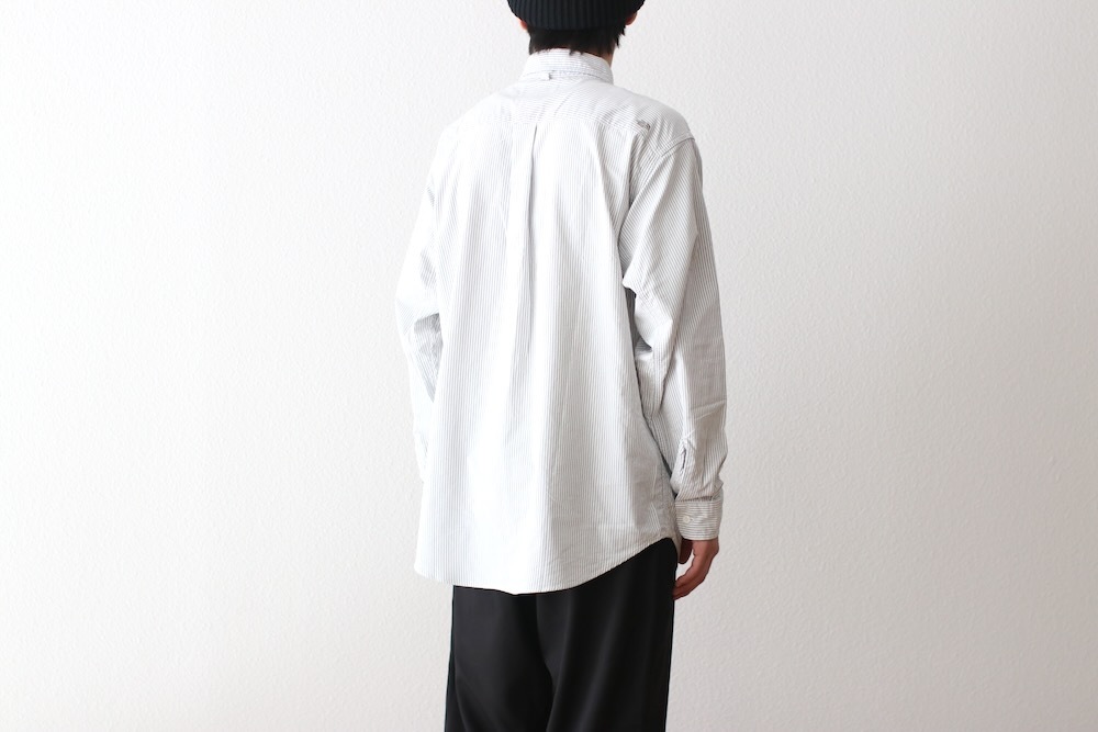 THE NORTH FACE PURPLE LABEL (�� �Ρ��� �ե����� �ѡ��ץ� �졼�٥�) "Button Down Striped Field Shirt"