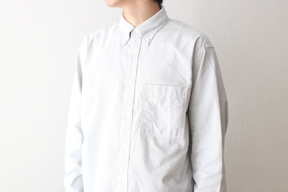THE NORTH FACE PURPLE LABEL (�� �Ρ��� �ե����� �ѡ��ץ� �졼�٥�) "Button Down Striped Field Shirt"