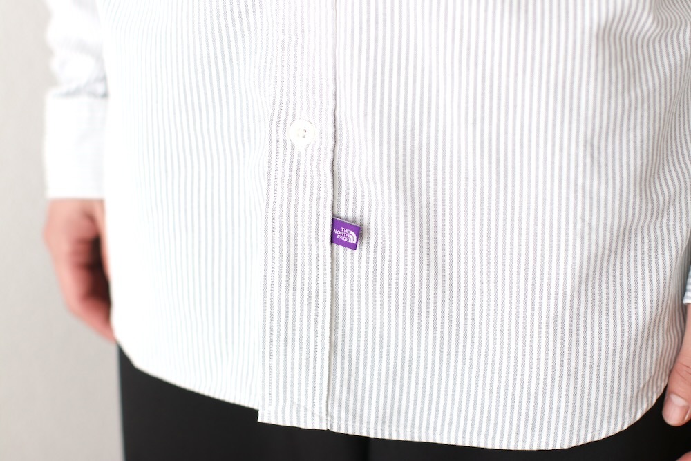 THE NORTH FACE PURPLE LABEL (�� �Ρ��� �ե����� �ѡ��ץ� �졼�٥�) "Button Down Striped Field Shirt"